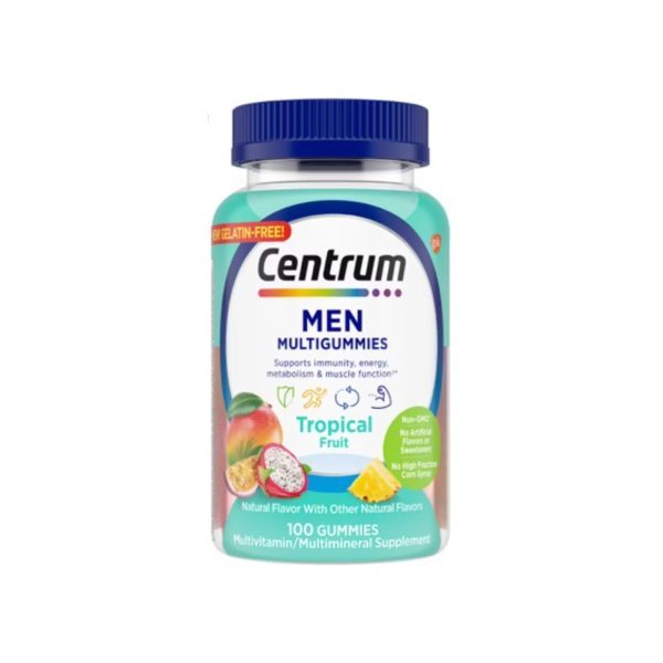Centrum MultiGummies Men Multivitamin Supplement Gummies, 100 Count