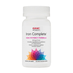 Gnc Womens Iron Complete Caplets 60s